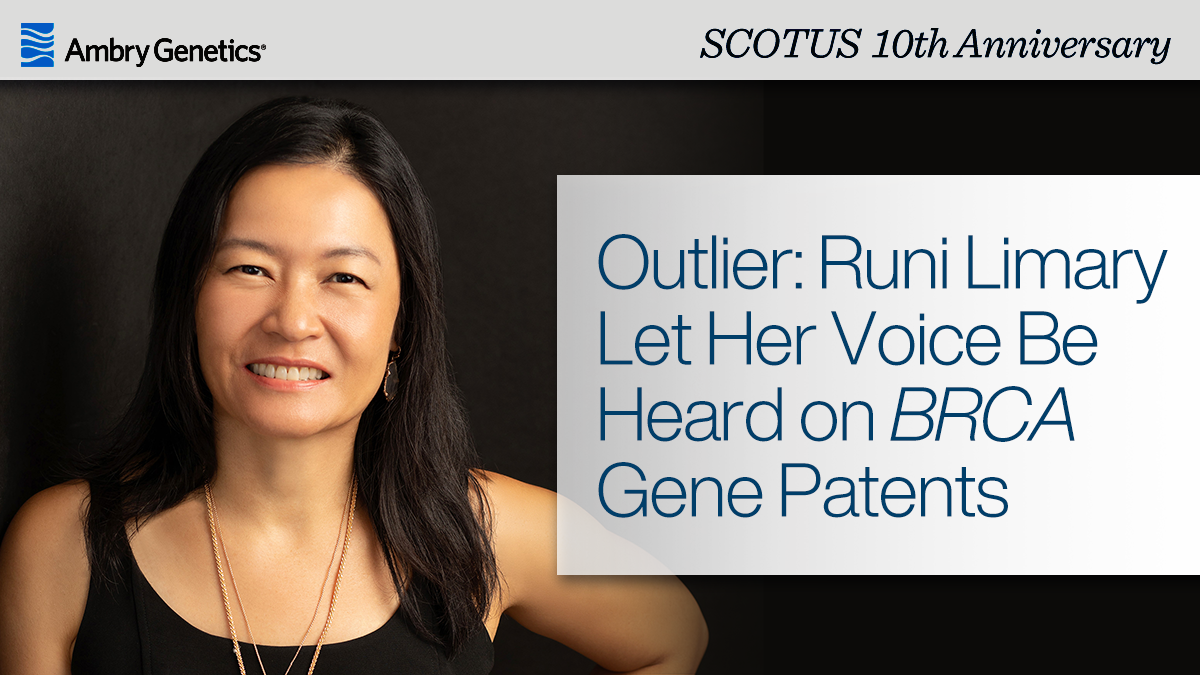 Outlier: Runi Limary Let Her Voice Be Heard on BRCA Gene Patents