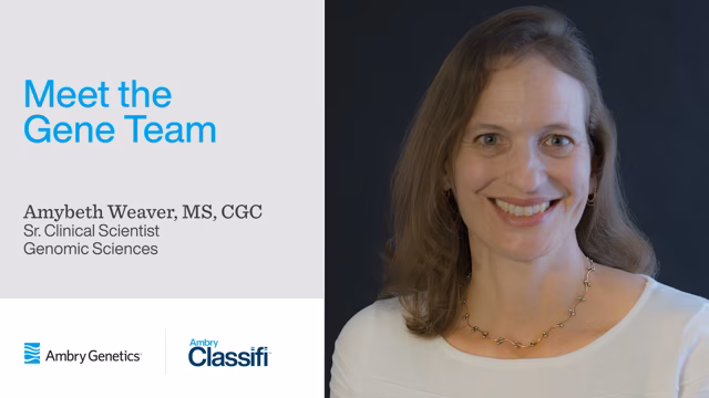 Meet the Gene Team - Amybeth Weaver