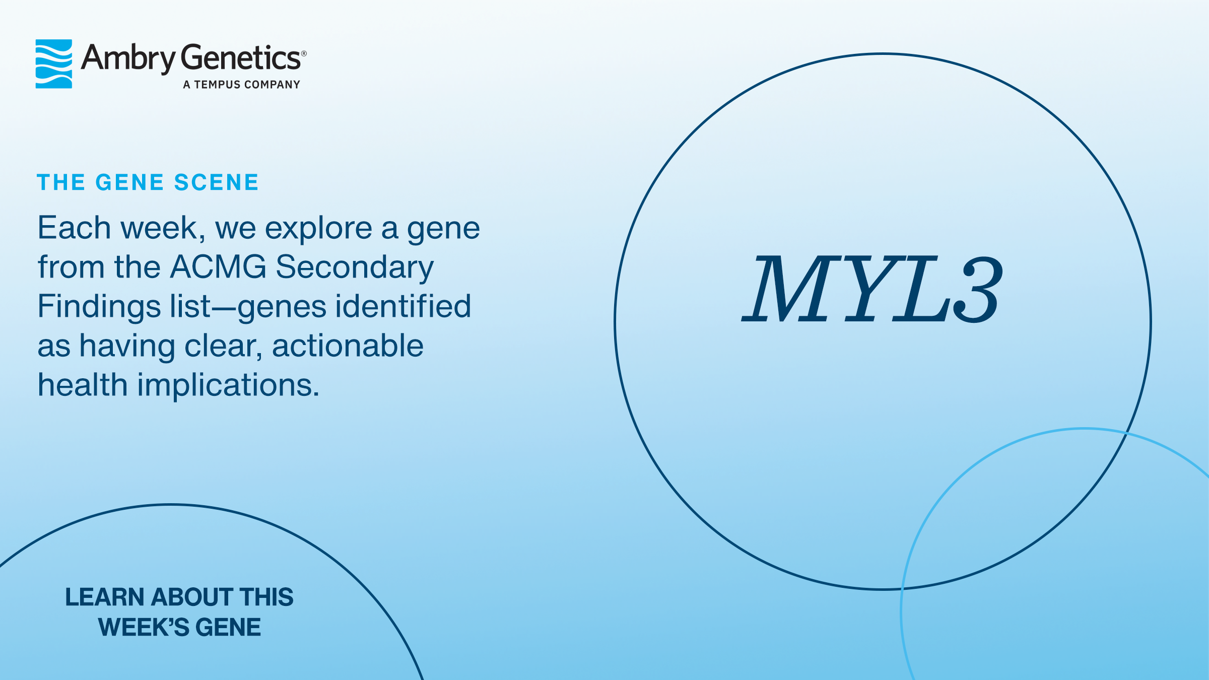 The Gene Scene: MYL3